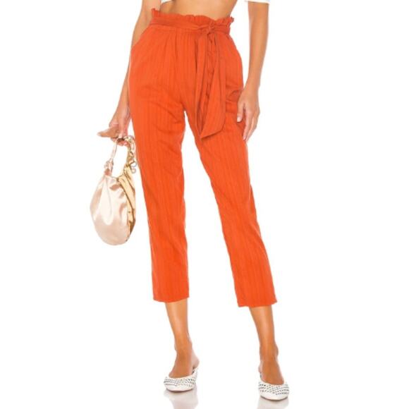 MAJORELLE Tristan Pant in Rust Orange NWT Size Small - Picture 1 of 3
